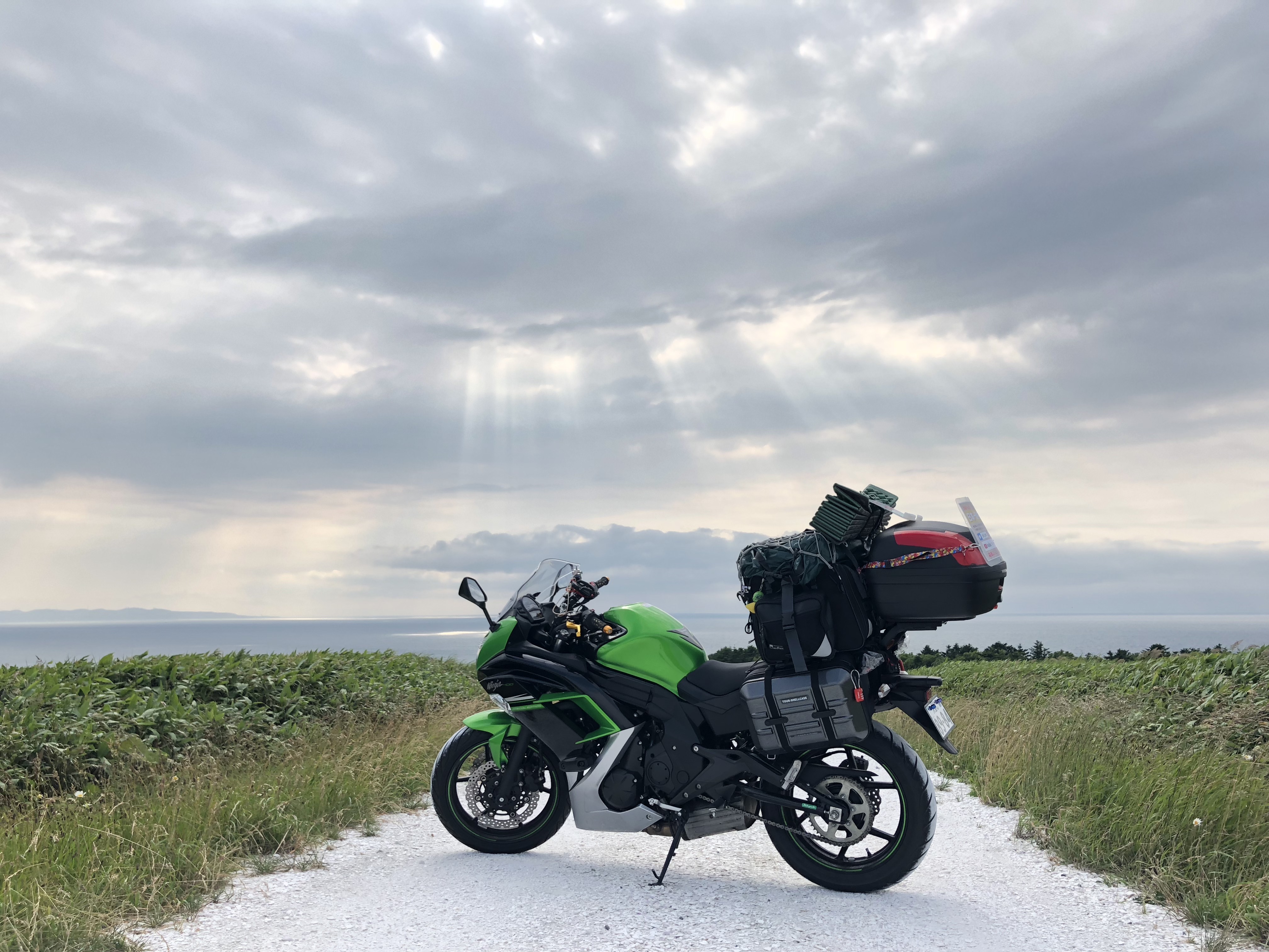 北海道_天使のはしご_薄明光線